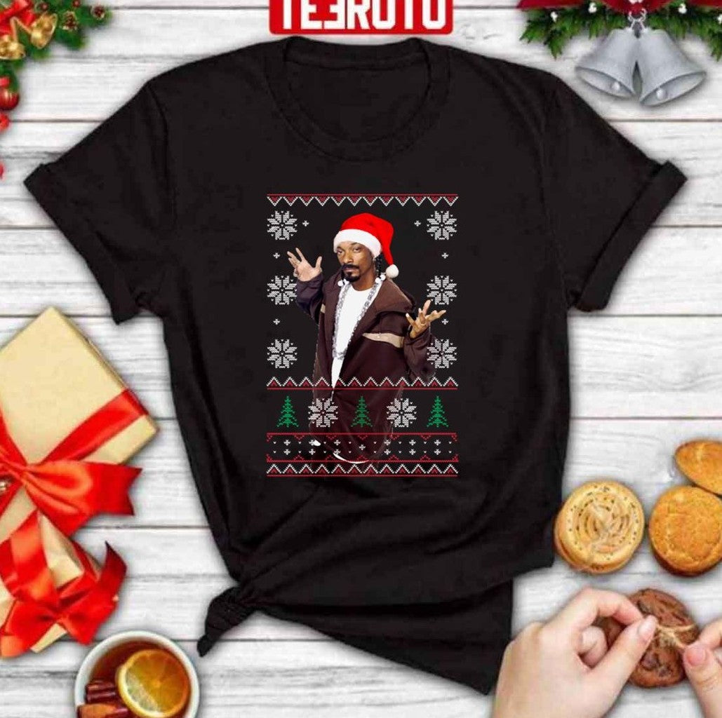 Snoop Christmas Snoop Dogg Ugly Christmas Unisex Sweatshirt