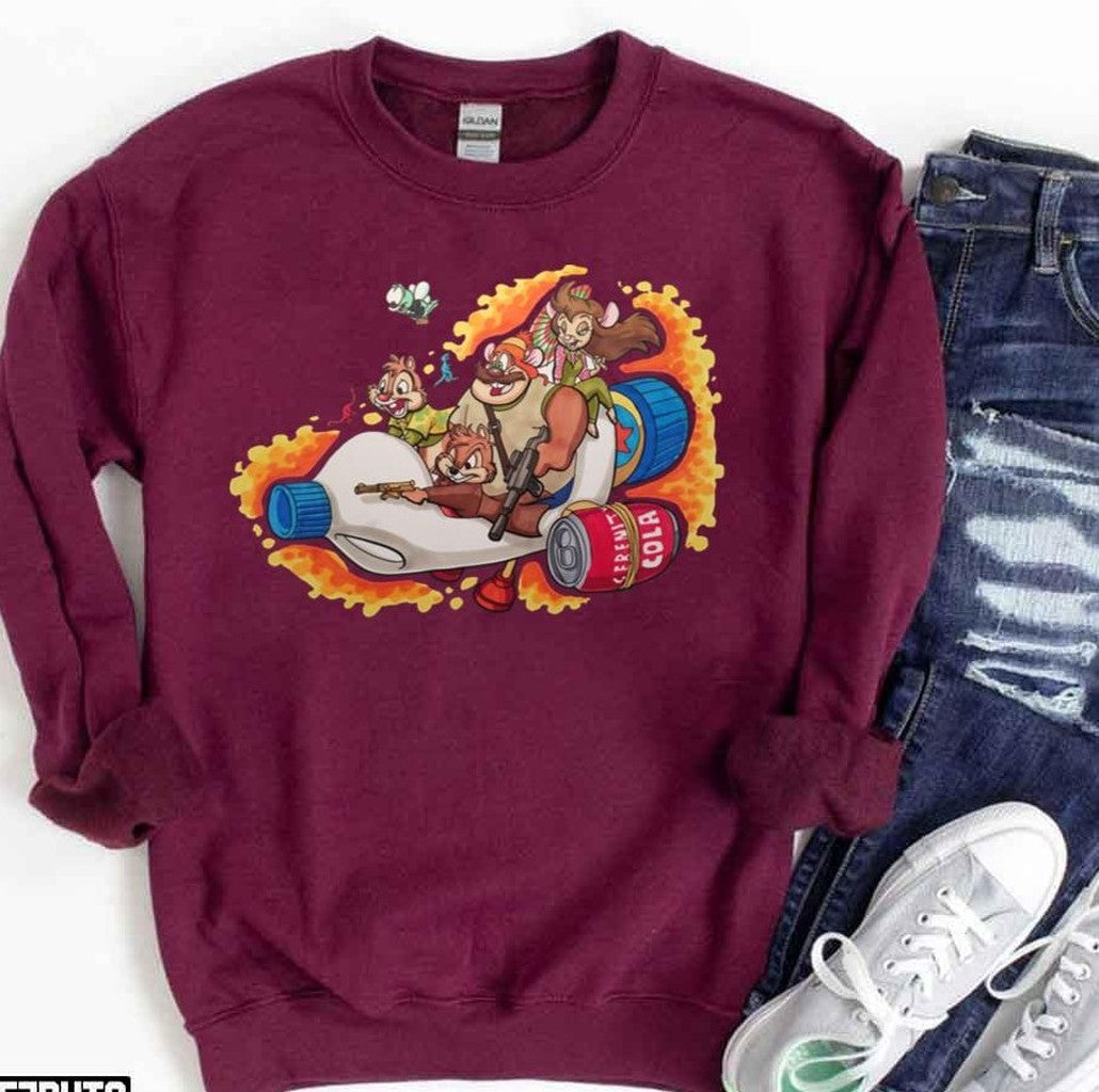 Rescue Rangers Art Chip And Dale Unisex T-Shirt