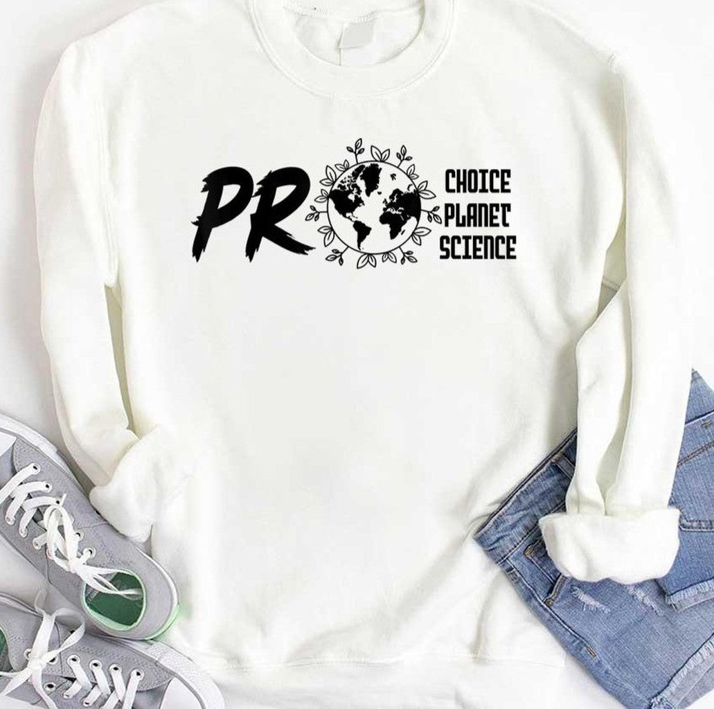 Pro Choice Pro Planet Pro Science Earth Day Design Unisex T-Shirt