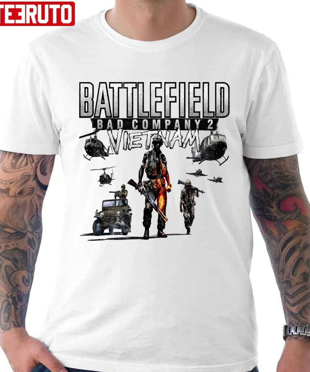 Bad Company 2 Bfbc2 Battlefield Vietnam Unisex T-shirt