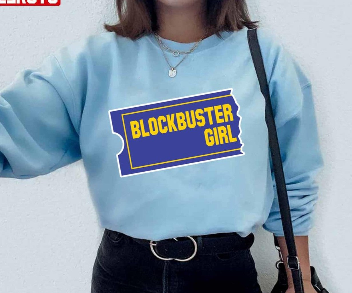 Parody Logo Blockbuster Girl Unisex Hoodie