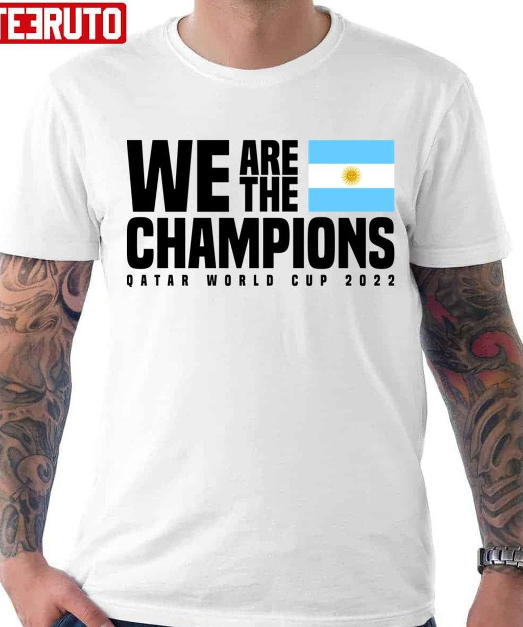Qatar World Cup Champions 2022 Argentina Unisex T-shirt