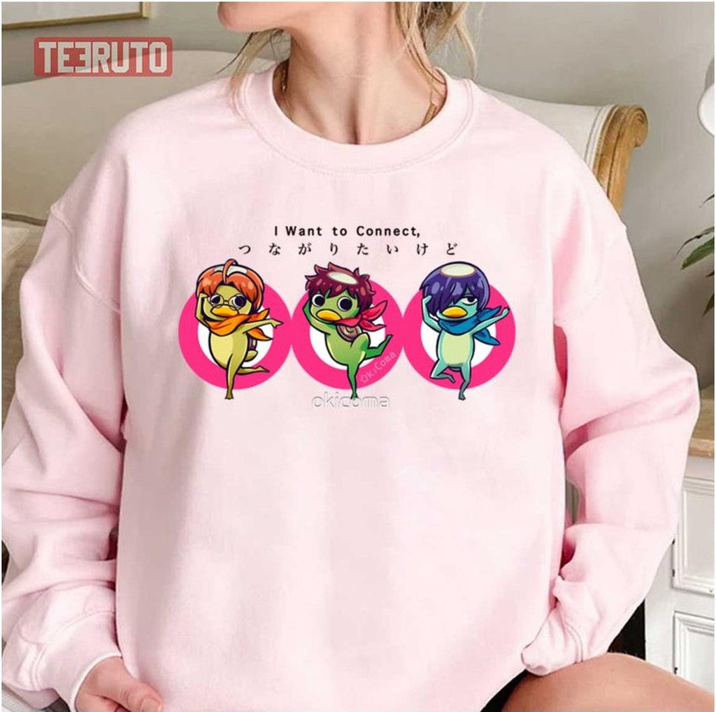 Sarazanmai Trio Want To Connect Unisex Sweatshirt