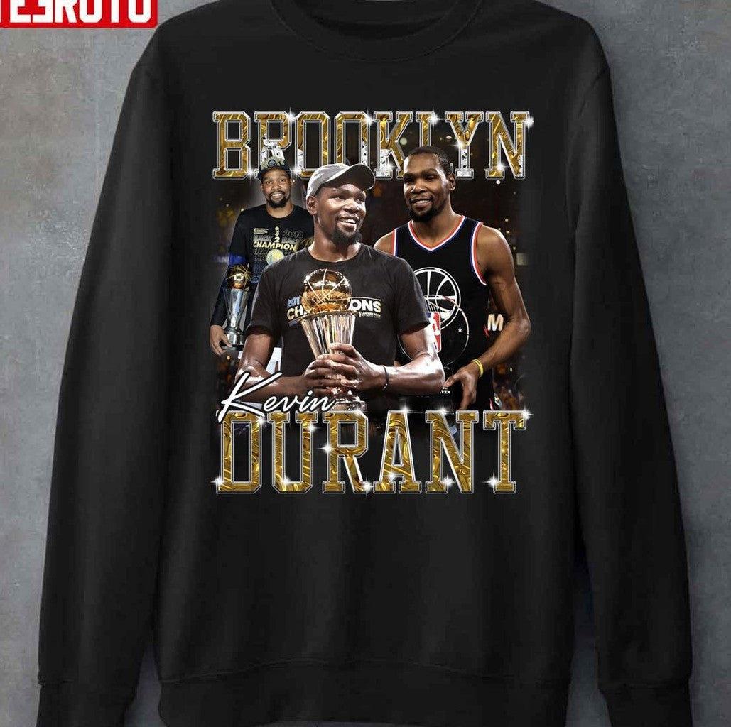 Basketball Legend Kevin Durant Signature Vintage Retro 80s 90s Bootleg Rap Style Unisex T-Shirt