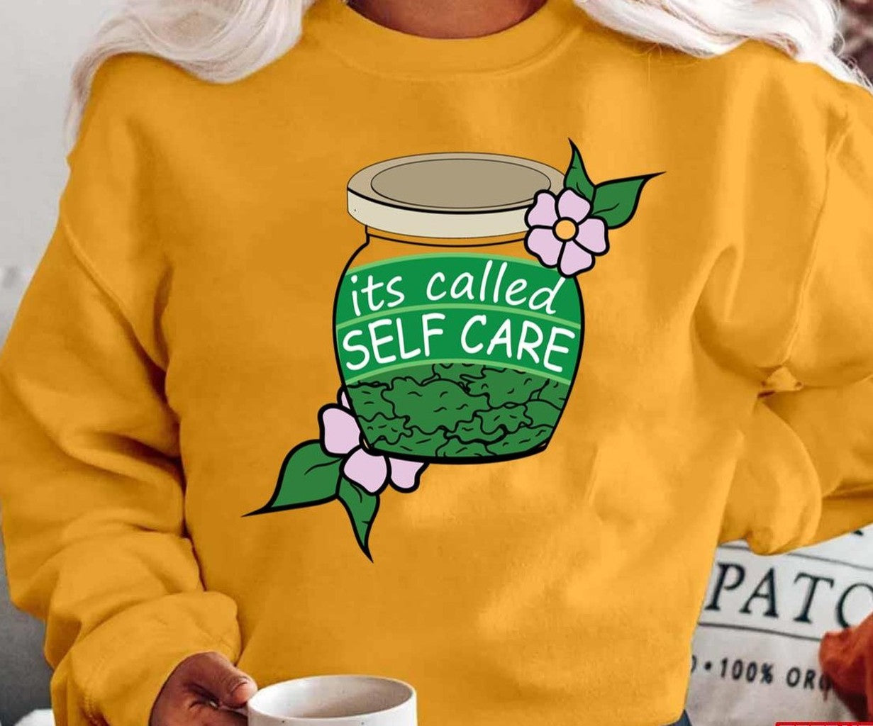 Self Care Weed Jar Unisex T-shirt
