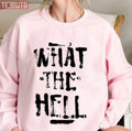 Rock Girl Avril Lavigne What The Hell Unisex Sweatshirt
