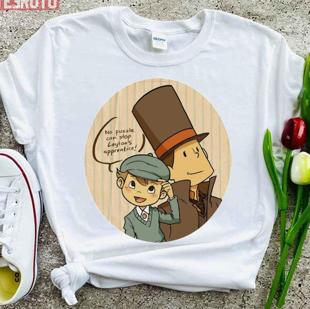 Professeur Layton And Cute Luke Unisex T-Shirt