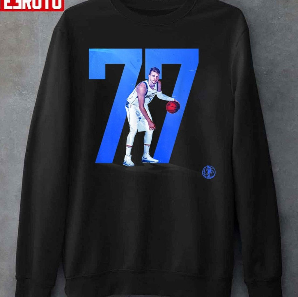 No 77 Luka Doncic National Basketball Association Dallas Team Pro Player Unisex T-Shirt