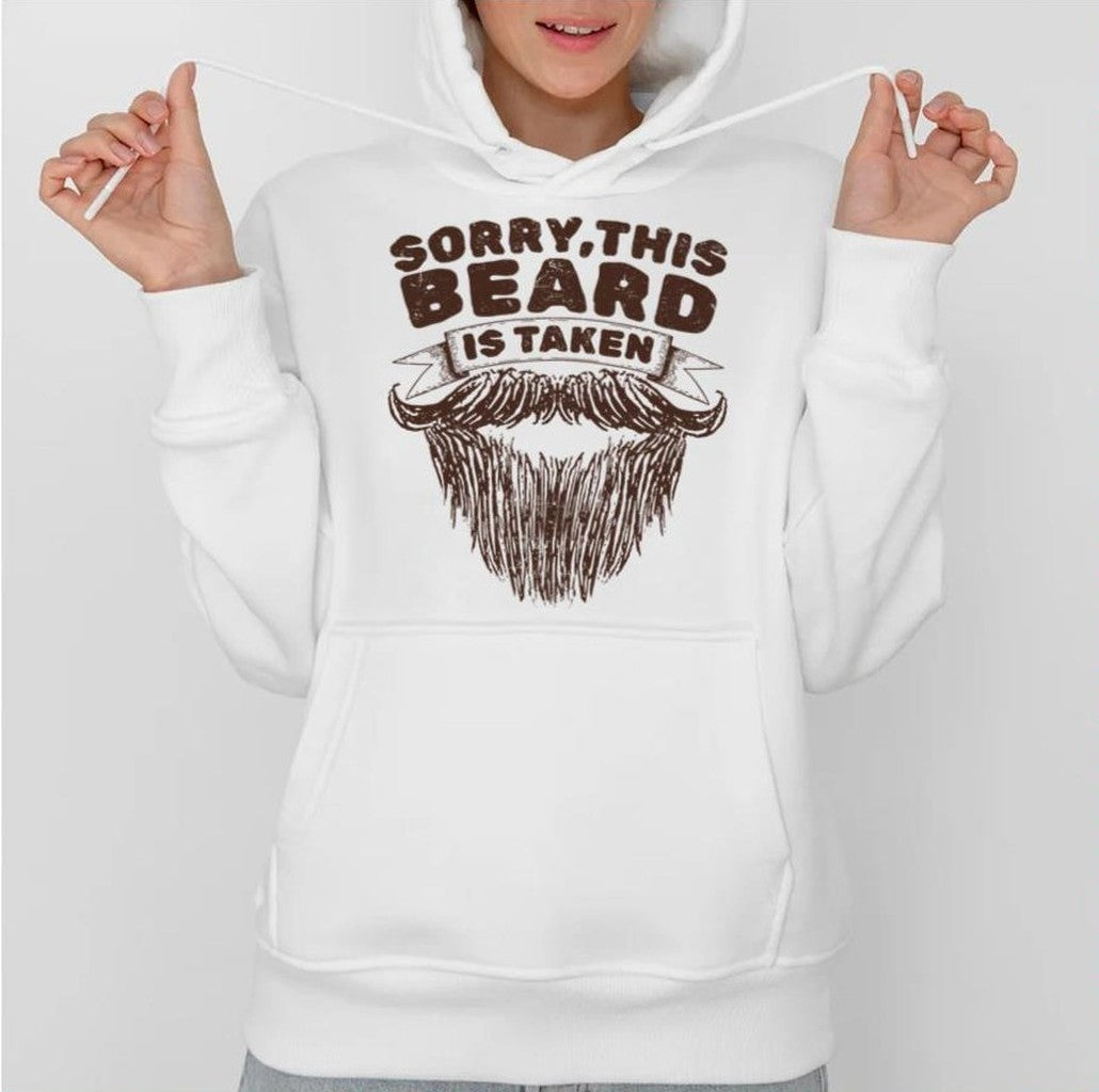Sorry This Beard Is Taken Retro Sketch All Unisex Sweatshirt