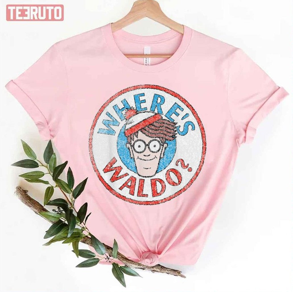 Round Logo Where's Waldo Waldo Unisex T-Shirt