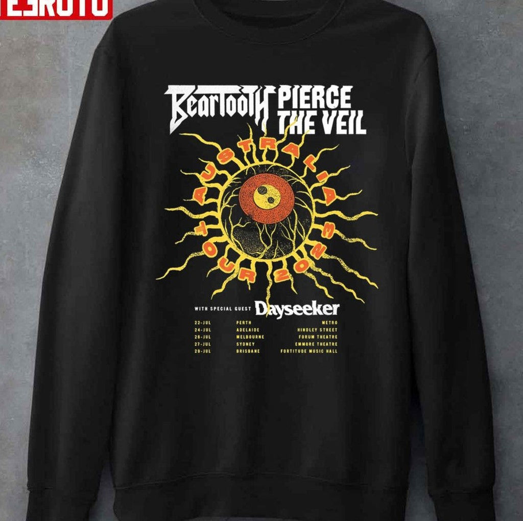 Beartooth X Pierce The Veil Australia Tour 2023 Unisex T-Shirt