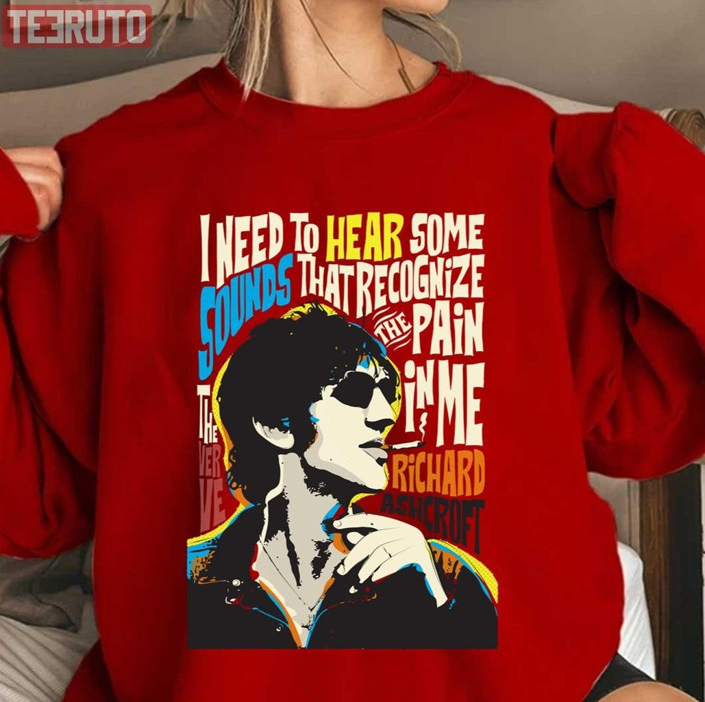 Richard Ashcroft The Verve Pop Art Quote Unisex T-Shirt