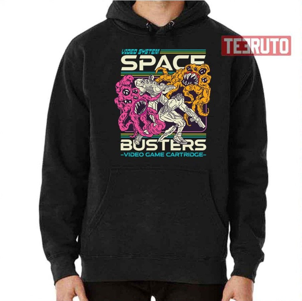 Space Hunters Vs Aliens Video Game Tribute Active Unisex T-Shirt