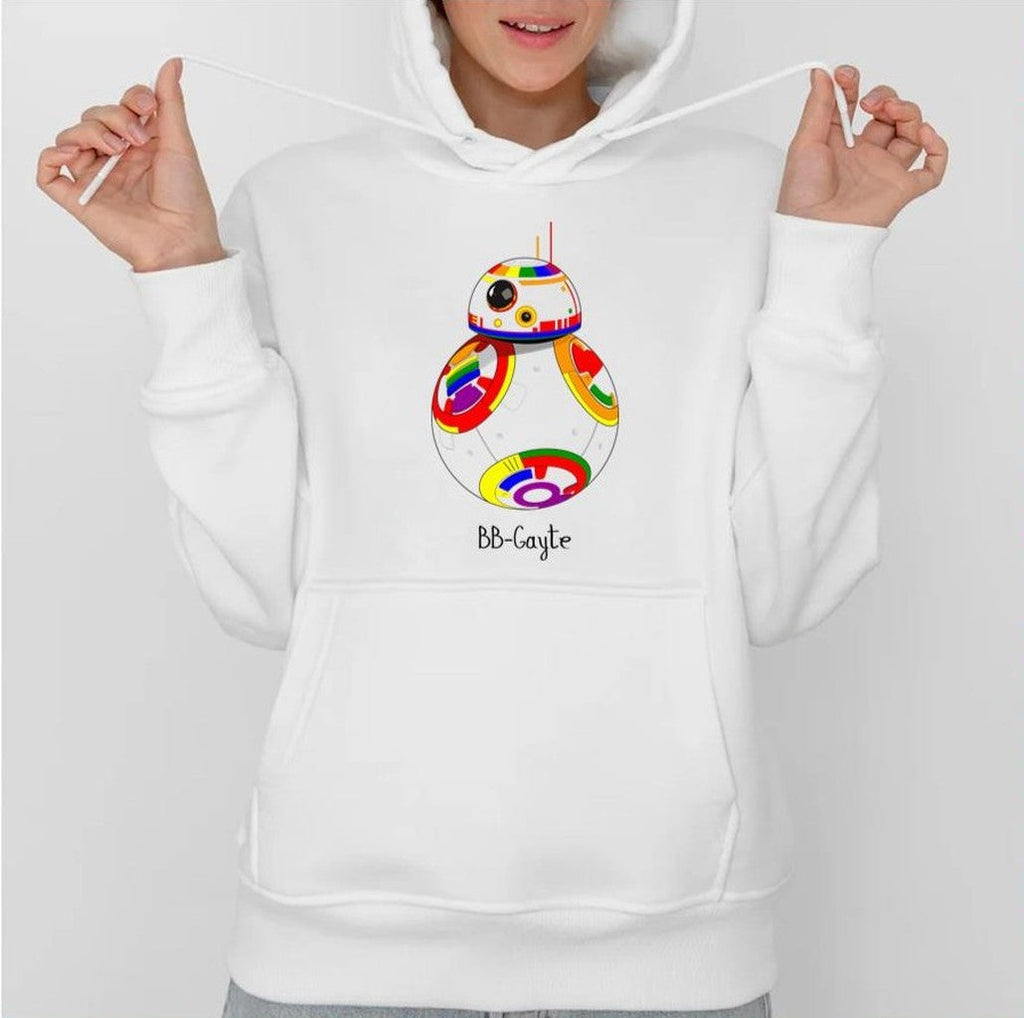 Bb Gayte Robot Lgbtq Pride Month Unisex Hoodie
