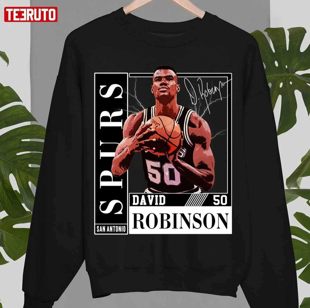 Basketball Signature Graphic David Robinson Unisex T-Shirt