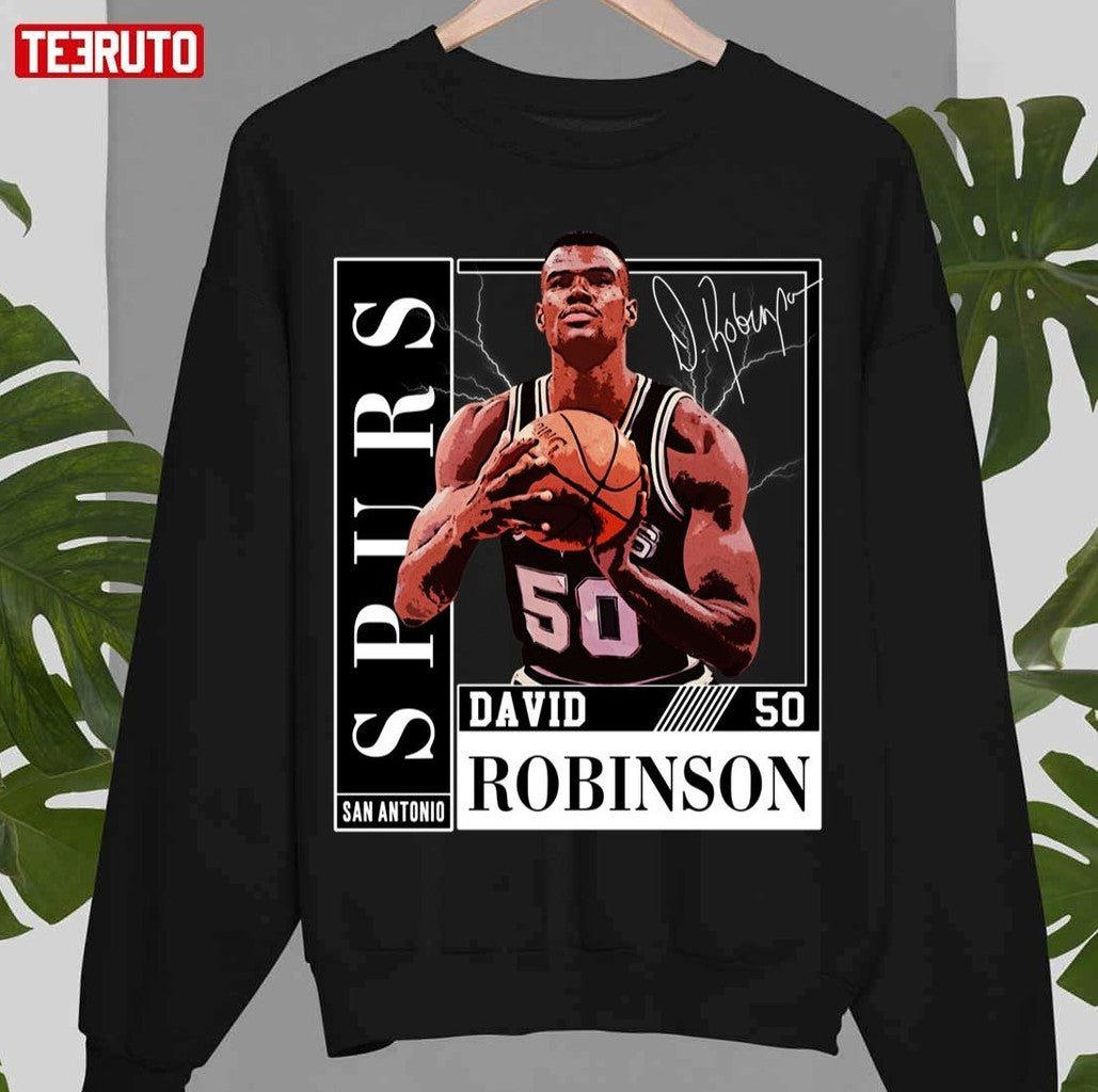 Basketball Signature Graphic David Robinson Unisex T-Shirt