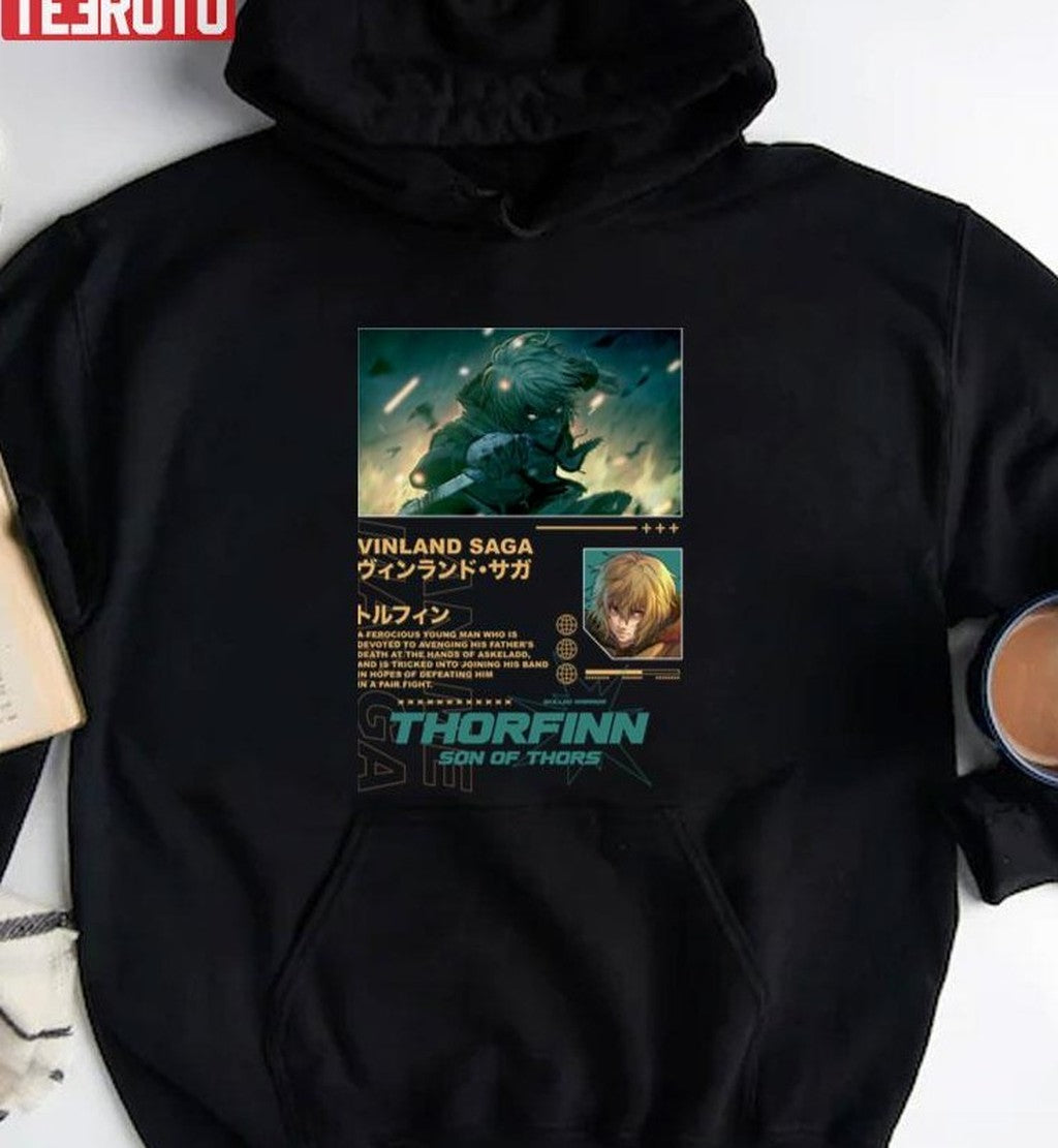Skillerd Warrior Thorfinn Son Of Thors Vinland Saga Thorfinn Anime Unisex Sweatshirt