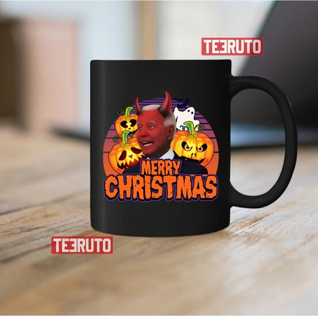 Biden Halloween Funny Confused Merry Christmas Unisex Sweatshirt
