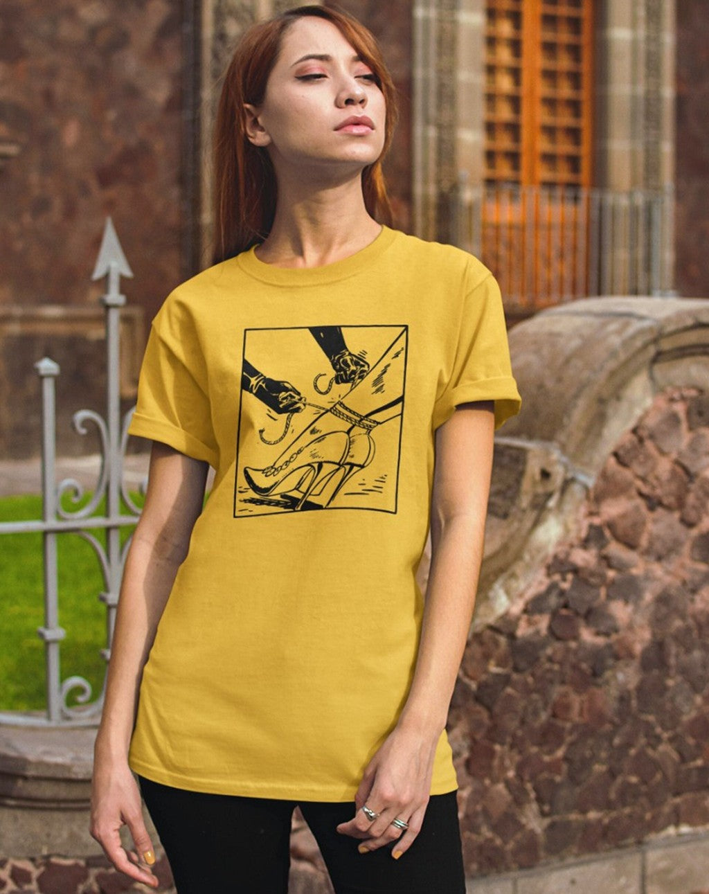 Music Lover Elliot Smith Fetish Rope High Heels Meme T-Shirt