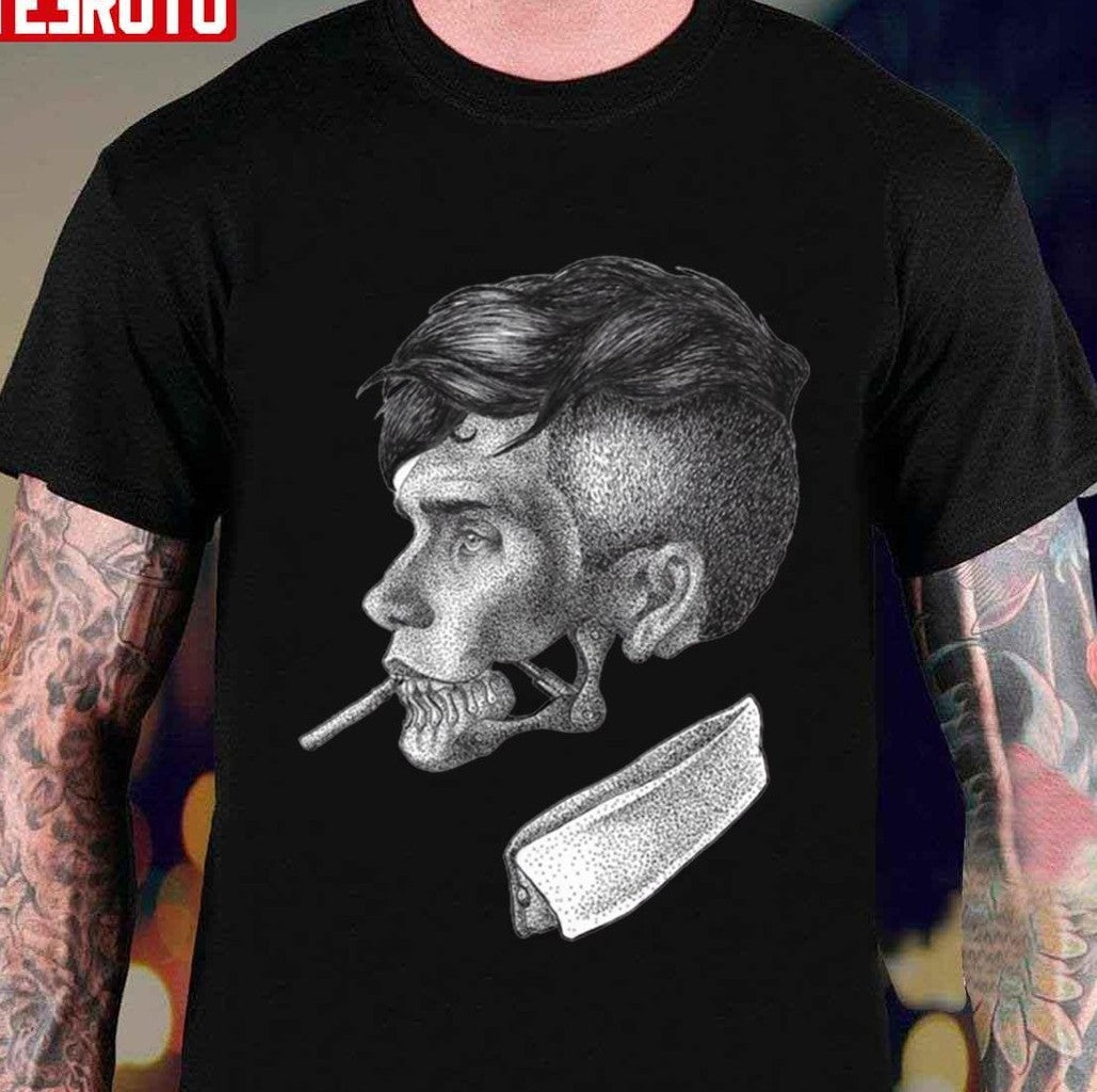 Mr Shelby Skull Style Peaky Blinders Unisex T-shirt