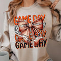 Cincinnati Sweater, Football Coquette Sweatshirt, Game Day, Football, Fall Football Shirt, Full Sizes, Full Color Cotton, Unisex Round Neck T-shirt fo