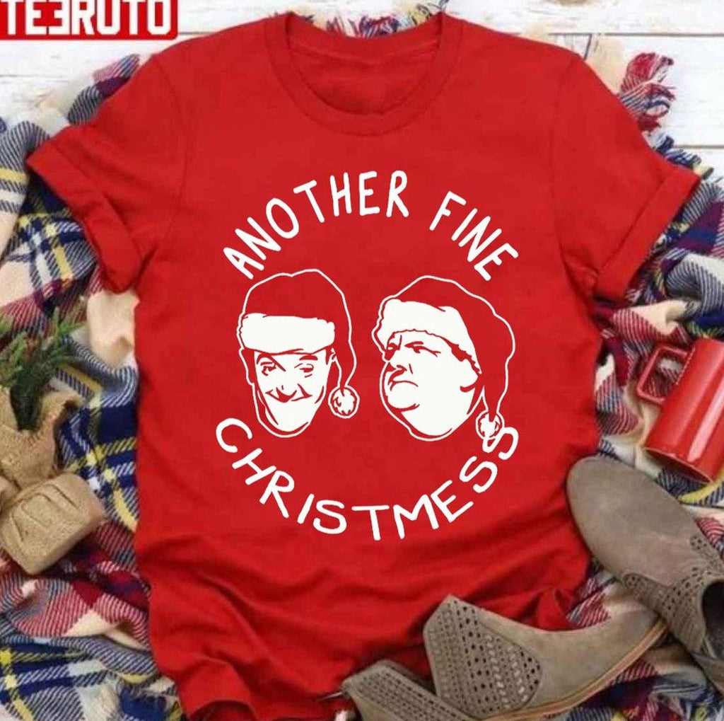 Another Fine Christmess Comedy Duo Christmas Laurel And Hardy Unisex Sweatshirt