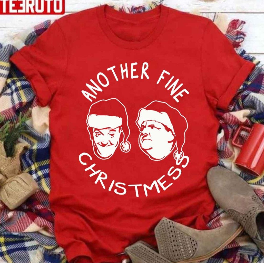 Another Fine Christmess Comedy Duo Christmas Laurel And Hardy Unisex Sweatshirt