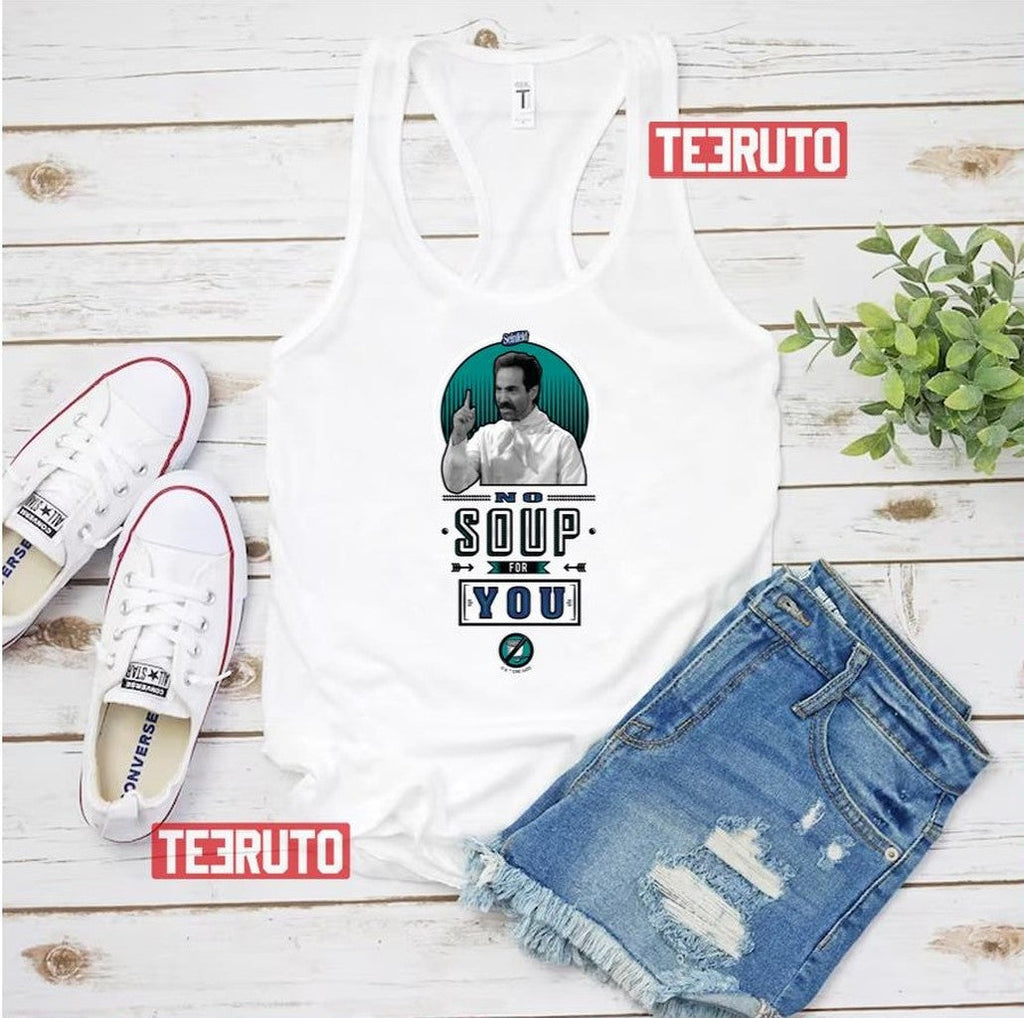 No Soup For You Graphic Seinfeld Unisex Tank Top