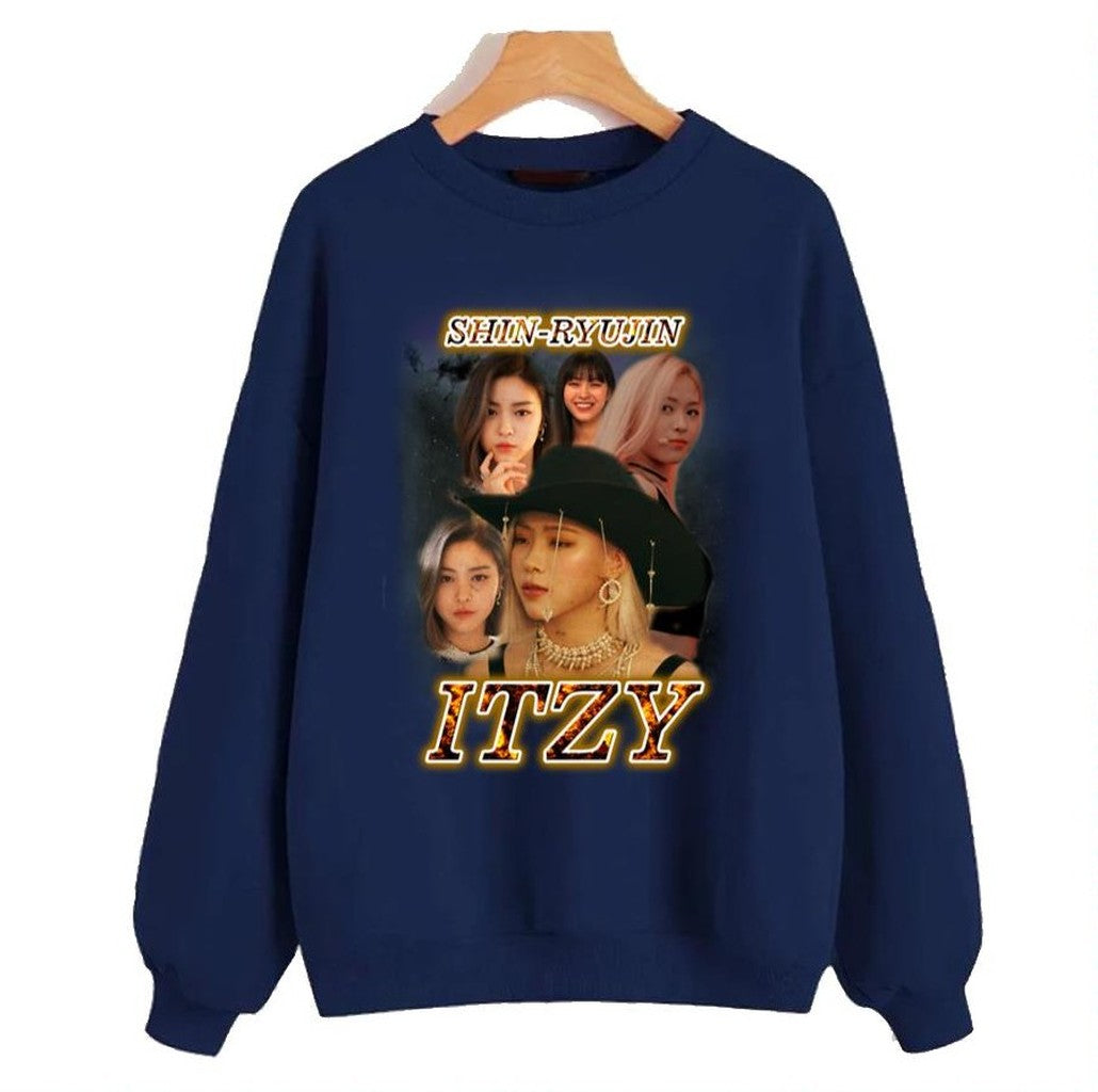 Ryujin Vintage Itzy 90s Bootleg Unisex Sweatshirt