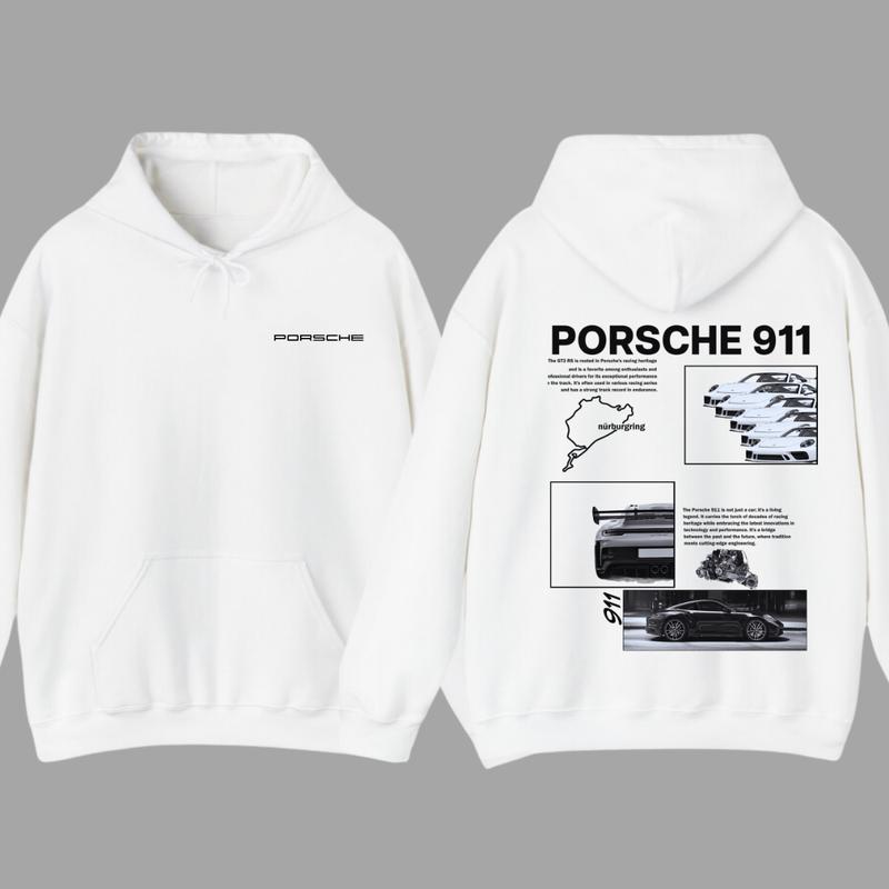 Porsche Heritage T-Shirt Hoodie Elevate Your Style with Comfort and Legendary Design Casual Cotton