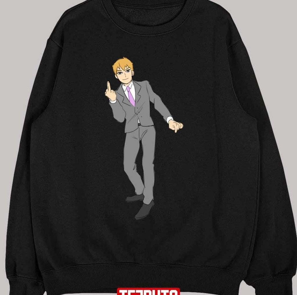 Reigen Arataka Screw The Media Middle Finger Unisex T-shirt