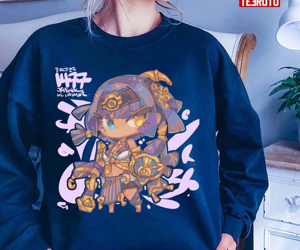 Pink Chibi 1477 Candace Genshin Impact Unisex T-Shirt