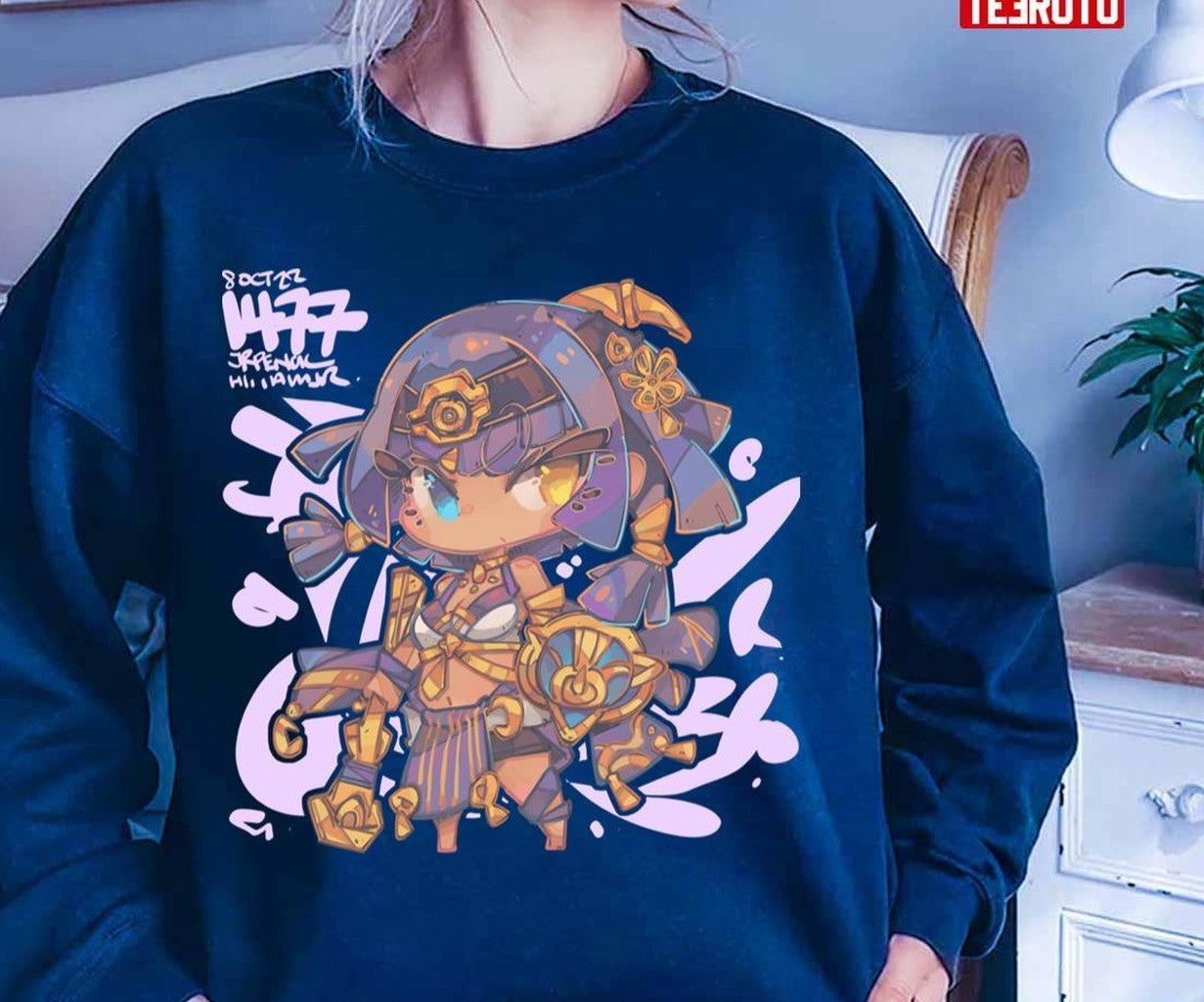 Pink Chibi 1477 Candace Genshin Impact Unisex T-Shirt
