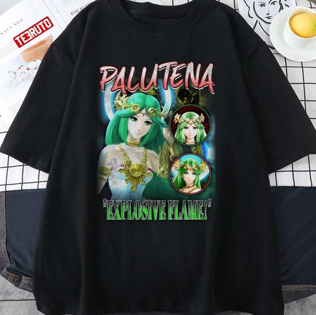 Palu Tena Explosive Flame Smash Bros Vintage Graphic Unisex T-shirt