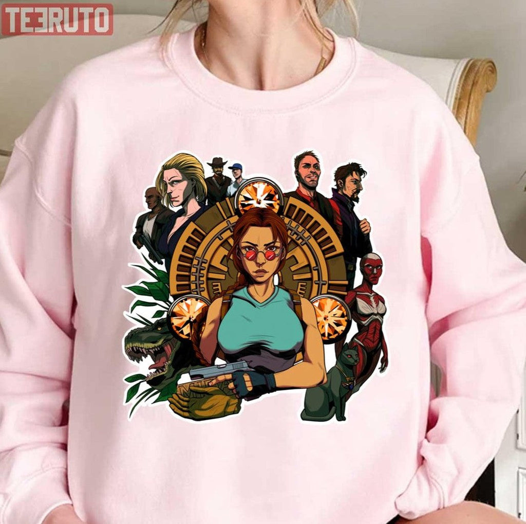 Animated Game Art Tomb Raider 1996 Unisex T-Shirt