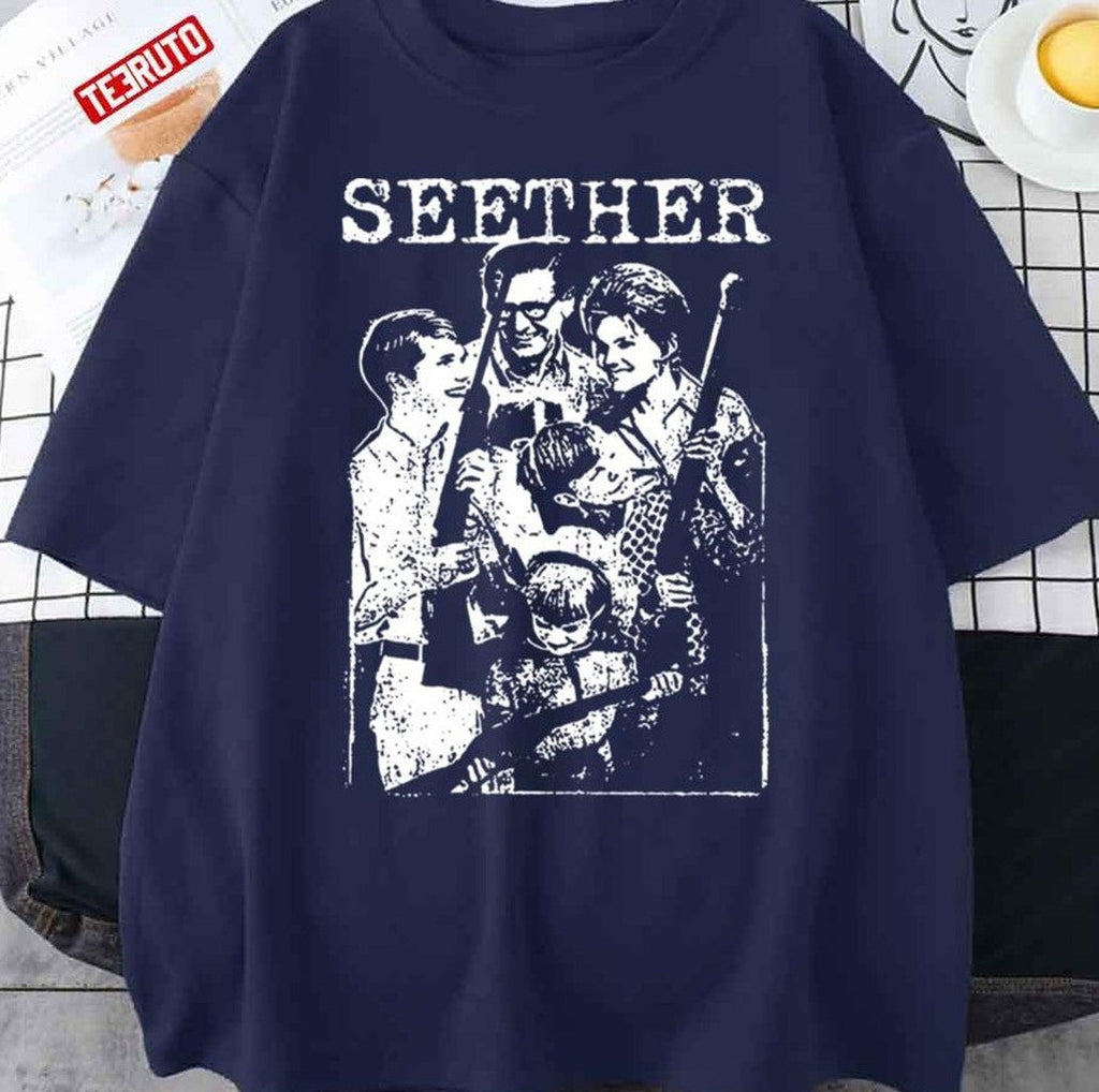 Shaun Morgan White Design Rock Seether Unisex Sweatshirt