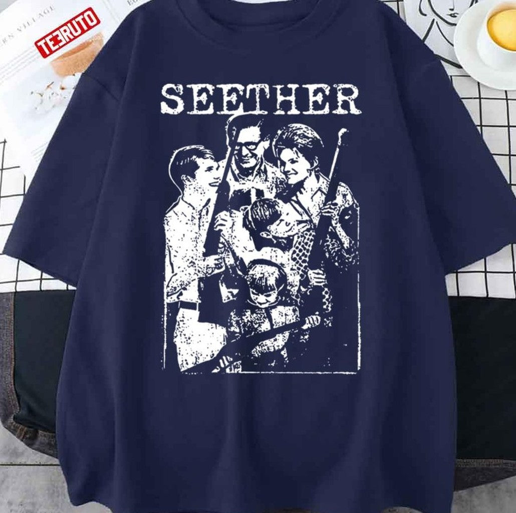 Shaun Morgan White Design Rock Seether Unisex Sweatshirt