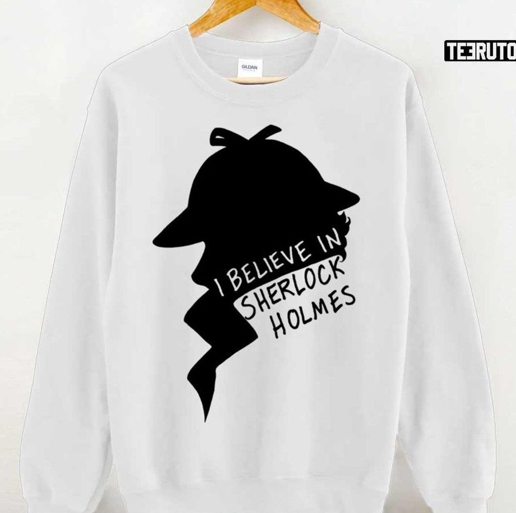 Believe In Sherlock Holmes Logo Book Unisex T-Shirt