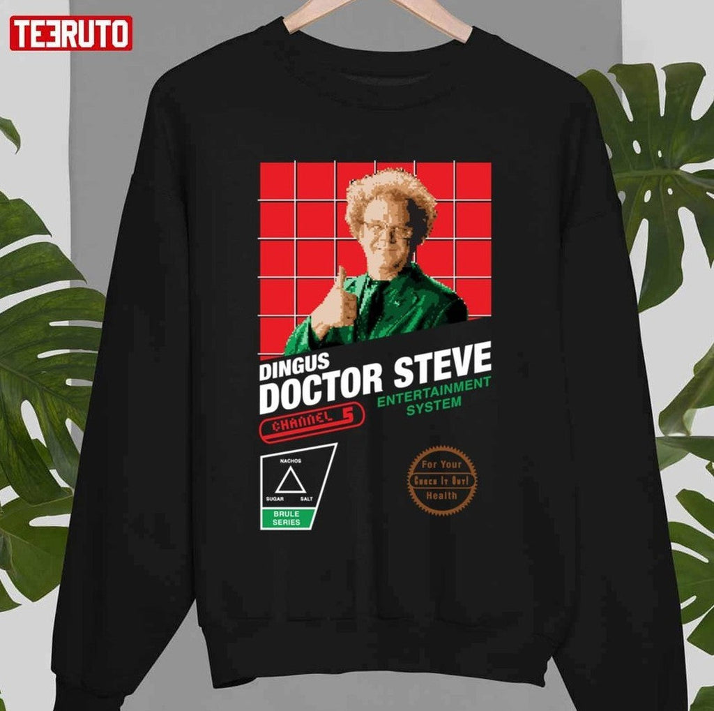 8 Bit Brule Dingus Doctor Steve Entertainment System Unisex T-Shirt