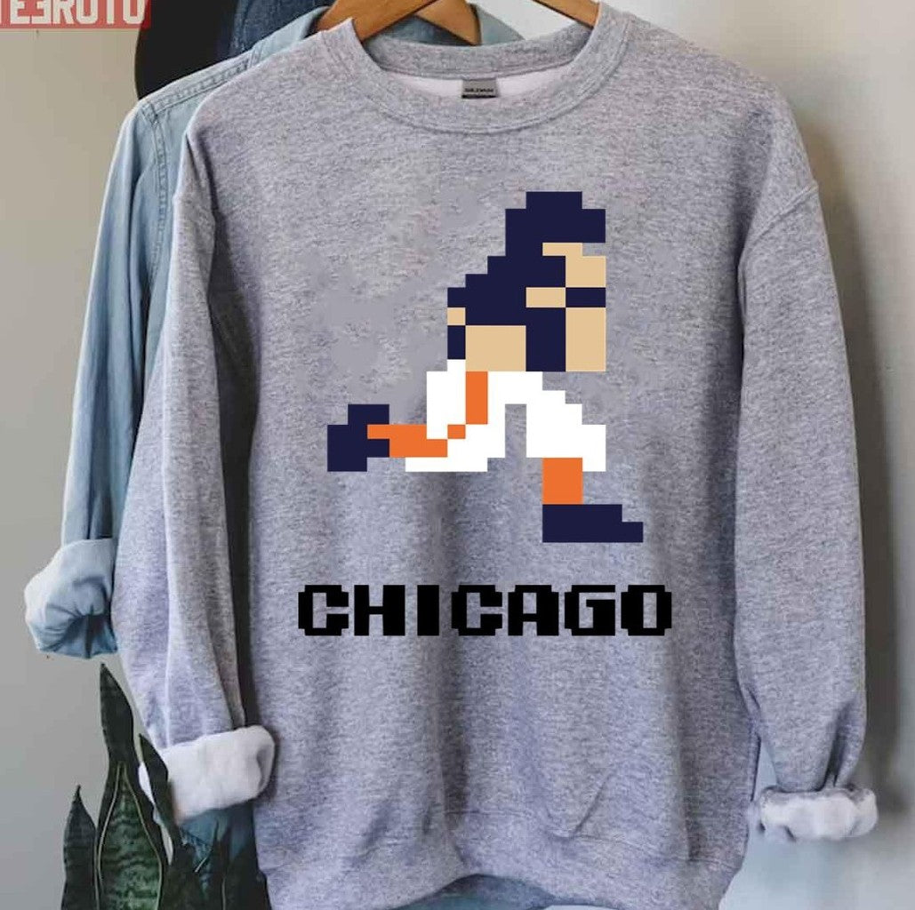 8 Bit Chicago Football Sweatshirt