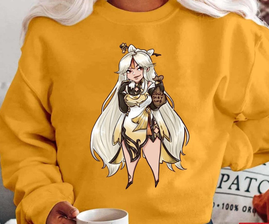 Sexy Chibi Of Ningguang Genshin Impact Unisex T-Shirt