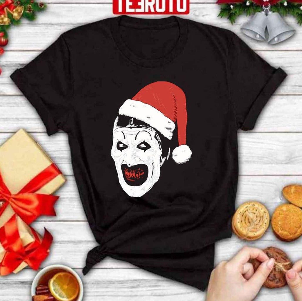 Art Christmas Terrifier Santa Funny Unisex Sweatshirt