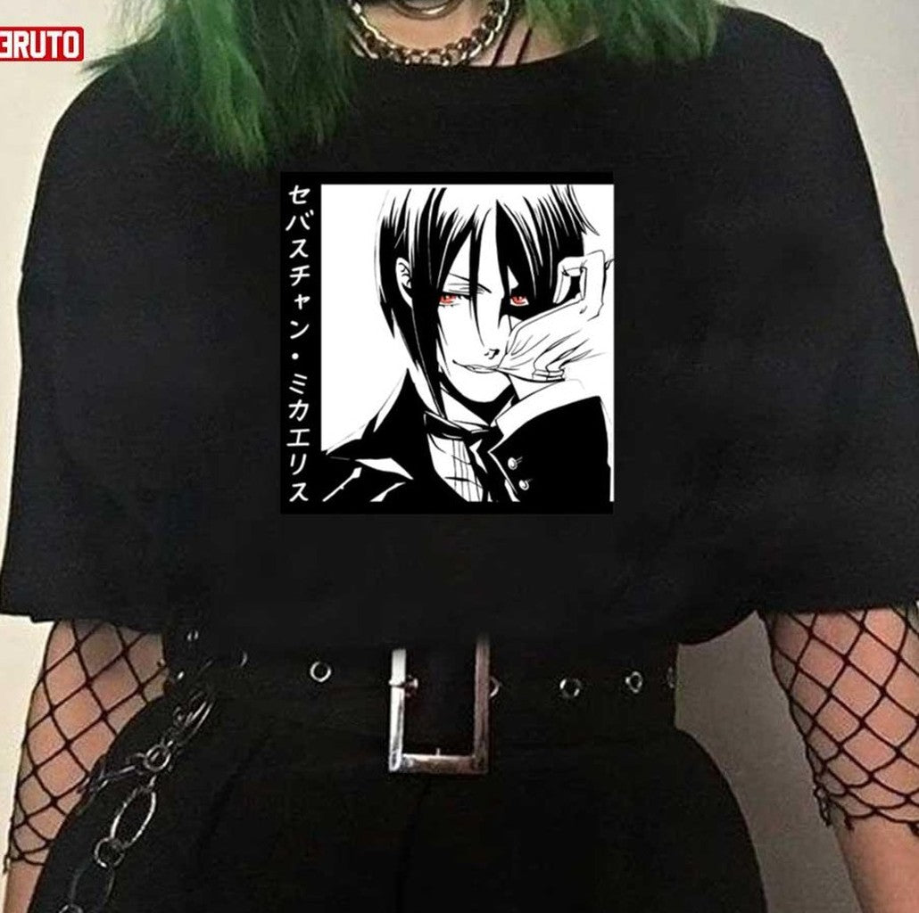 Sebastian Black Butle Anime Artwork Unisex T-Shirt