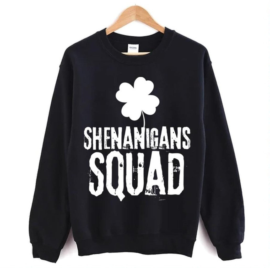 Shenanigans Squad Funny St Patricks Day 2023 Unisex Sweatshirt
