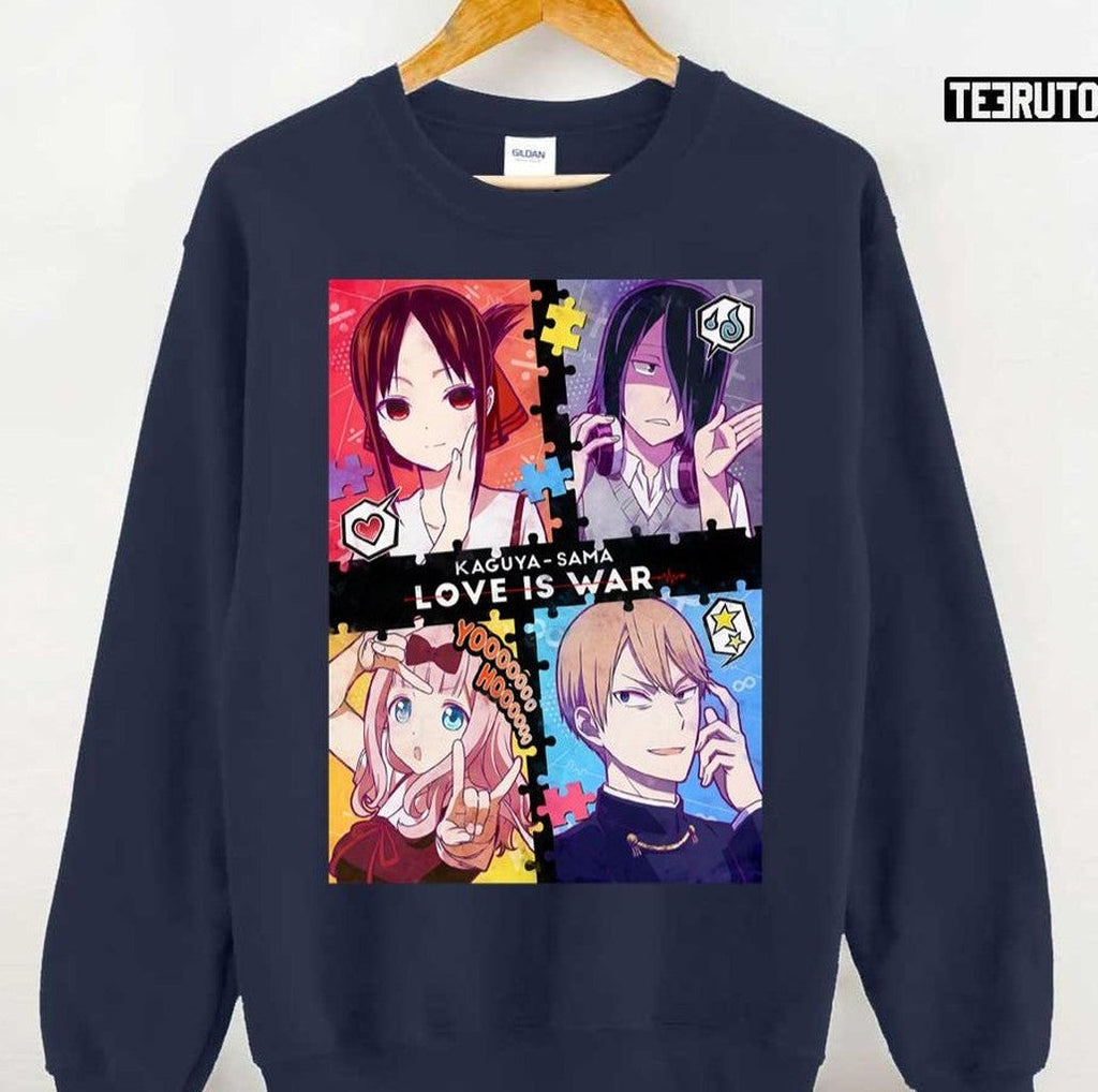 Anime Love Is War Characters Unisex T-Shirt