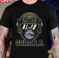 Nft Artwork Gorilla With Military Helmet Unisex T-Shirt
