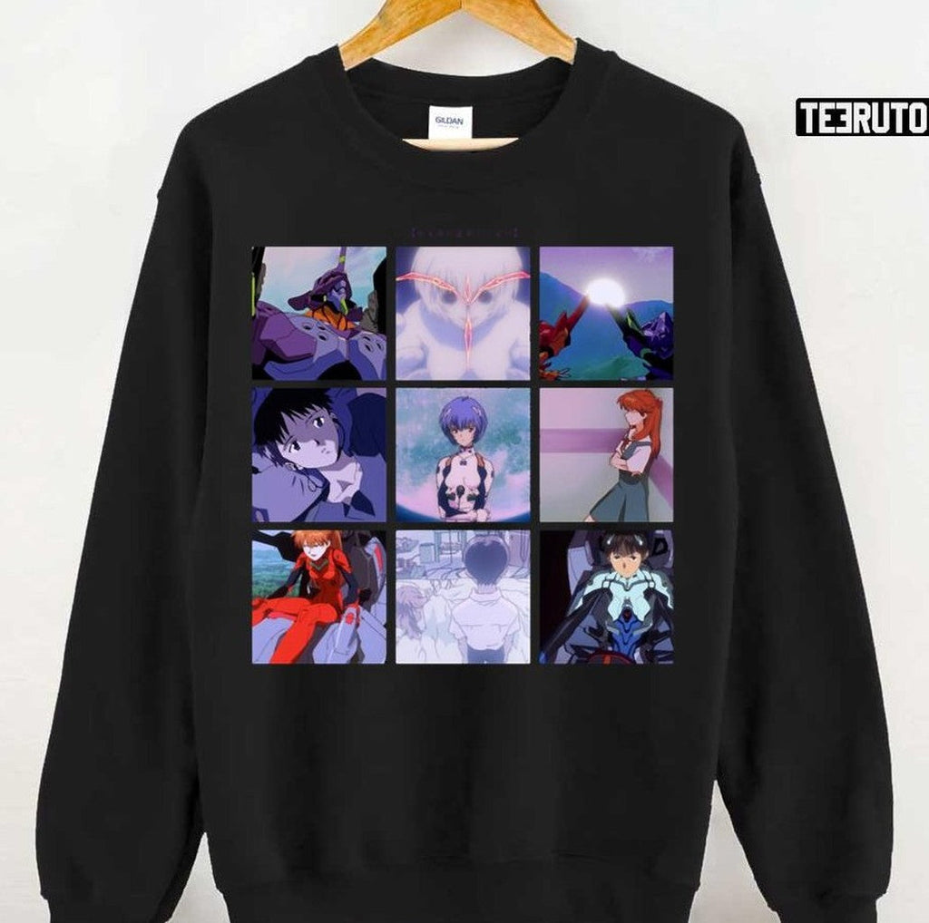 Neon Genesis Evangelion Vaporwave Aesthetic Unisex T-Shirt