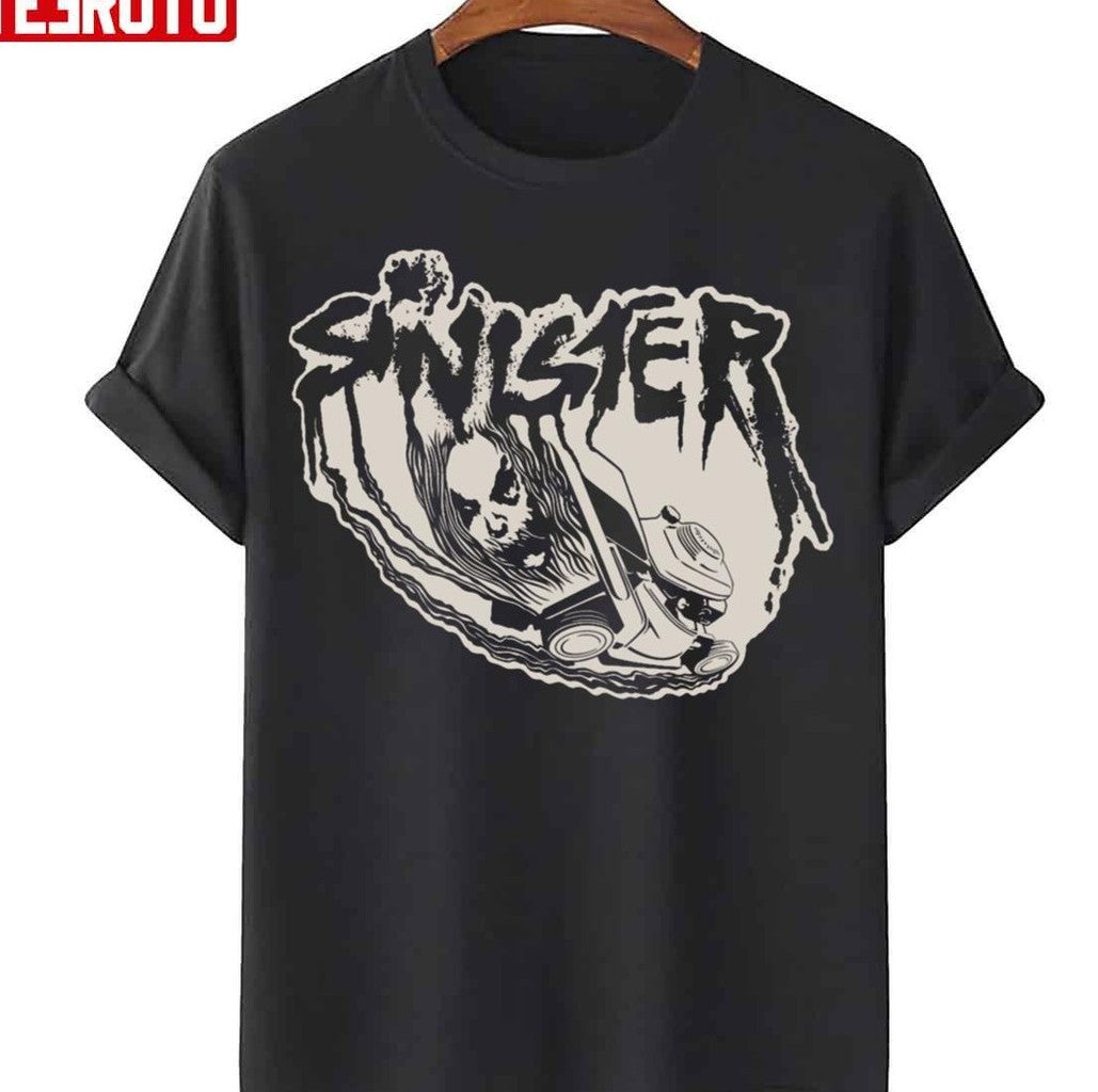 Sinister Lawn Mower White Unisex T-Shirt