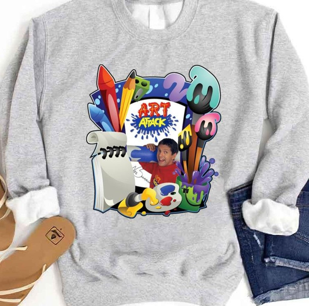 Neil Buchanan Art Attack Citv Unisex Sweatshirt