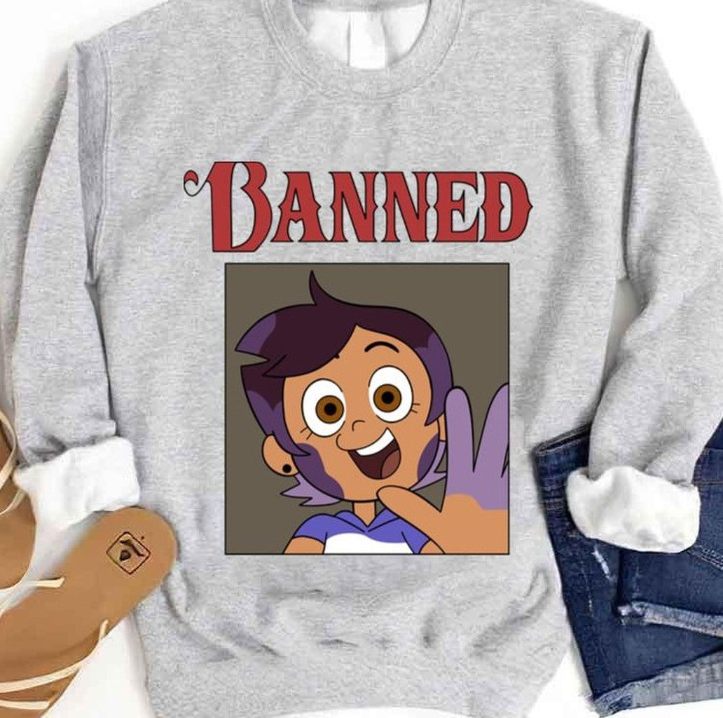 Banned Poster The Owl HouseUnisex Sweatshirt